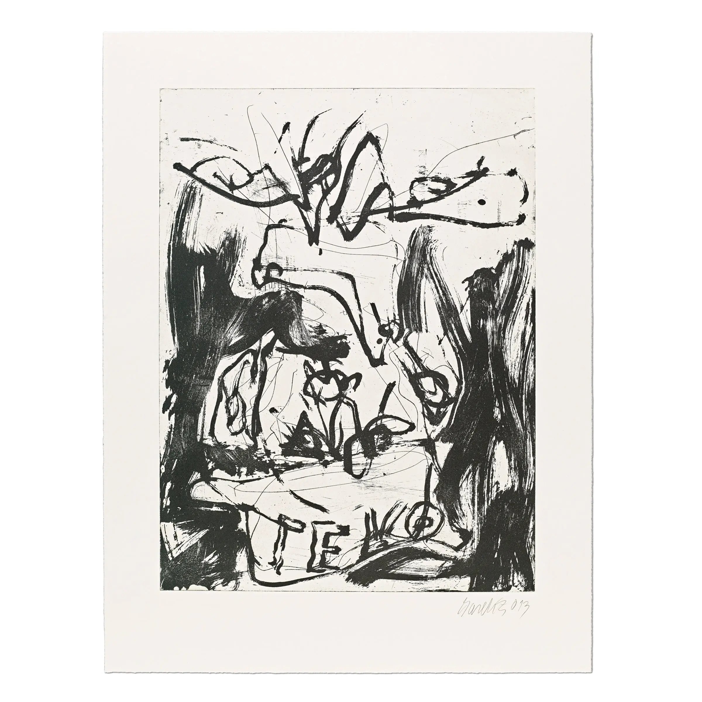 Georg Baselitz - Farewell Bill #4