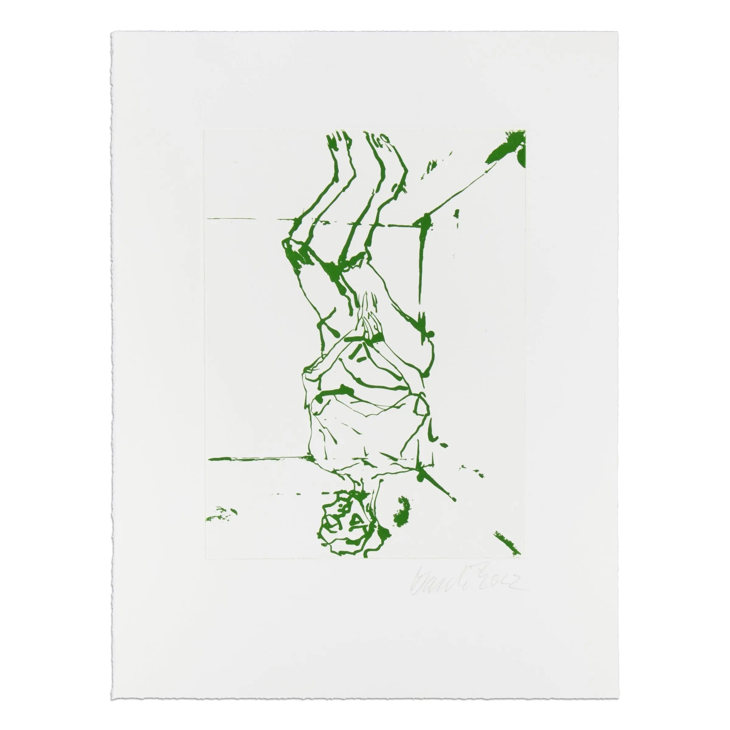 Georg Baselitz - Serpentine (Green)