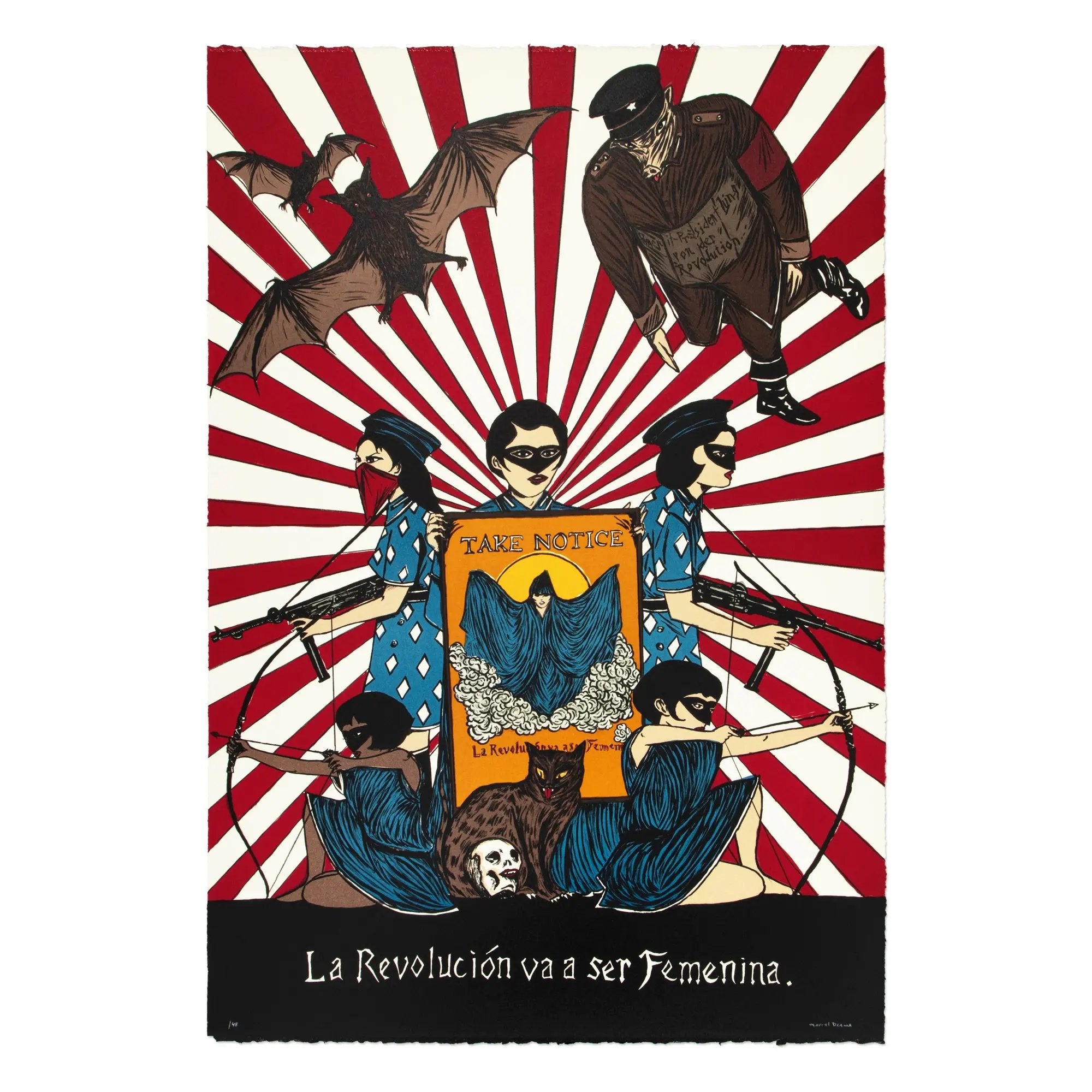 Marcel Dzama - La Revolución va a Ser Femenina