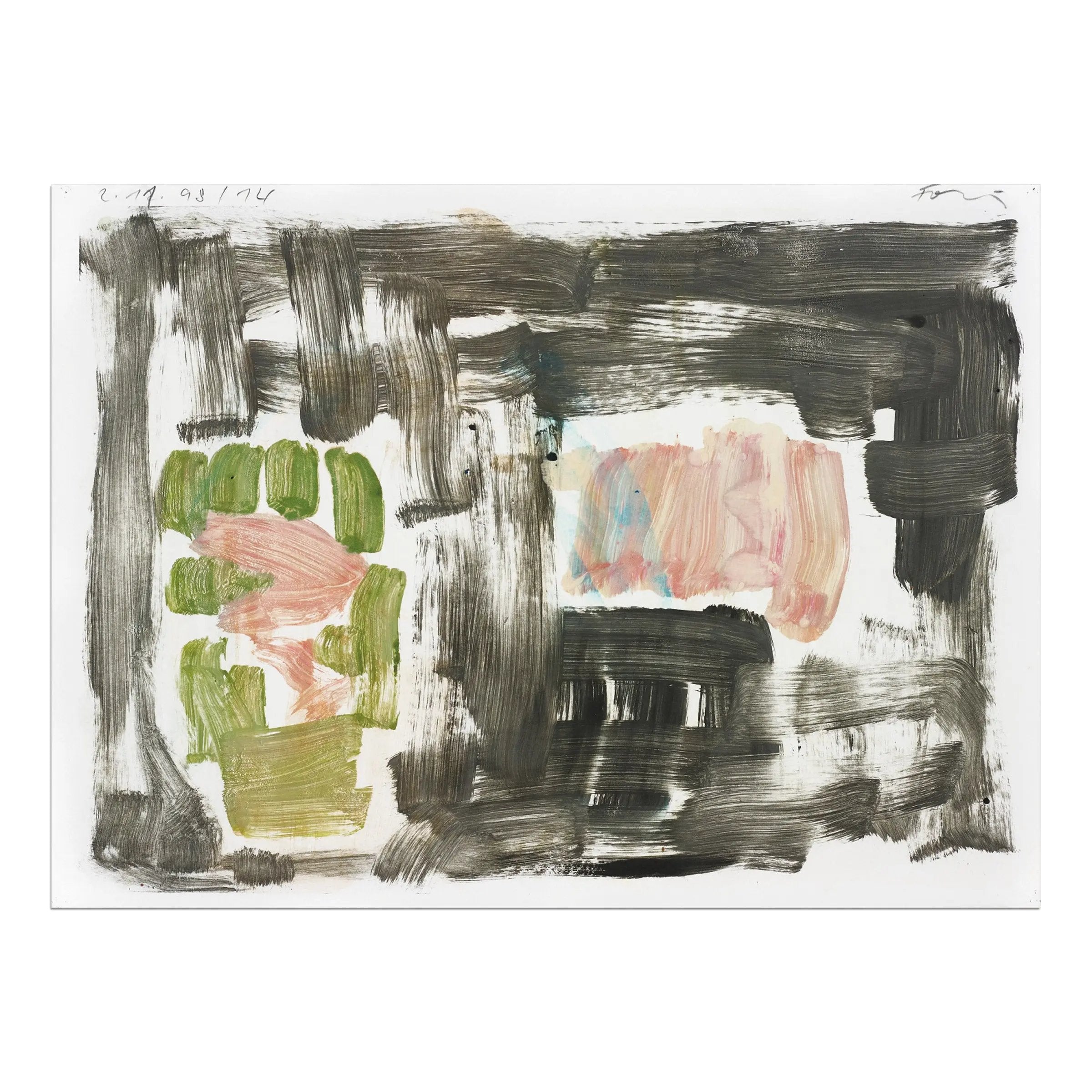 Günther Förg – Untitled Monotype