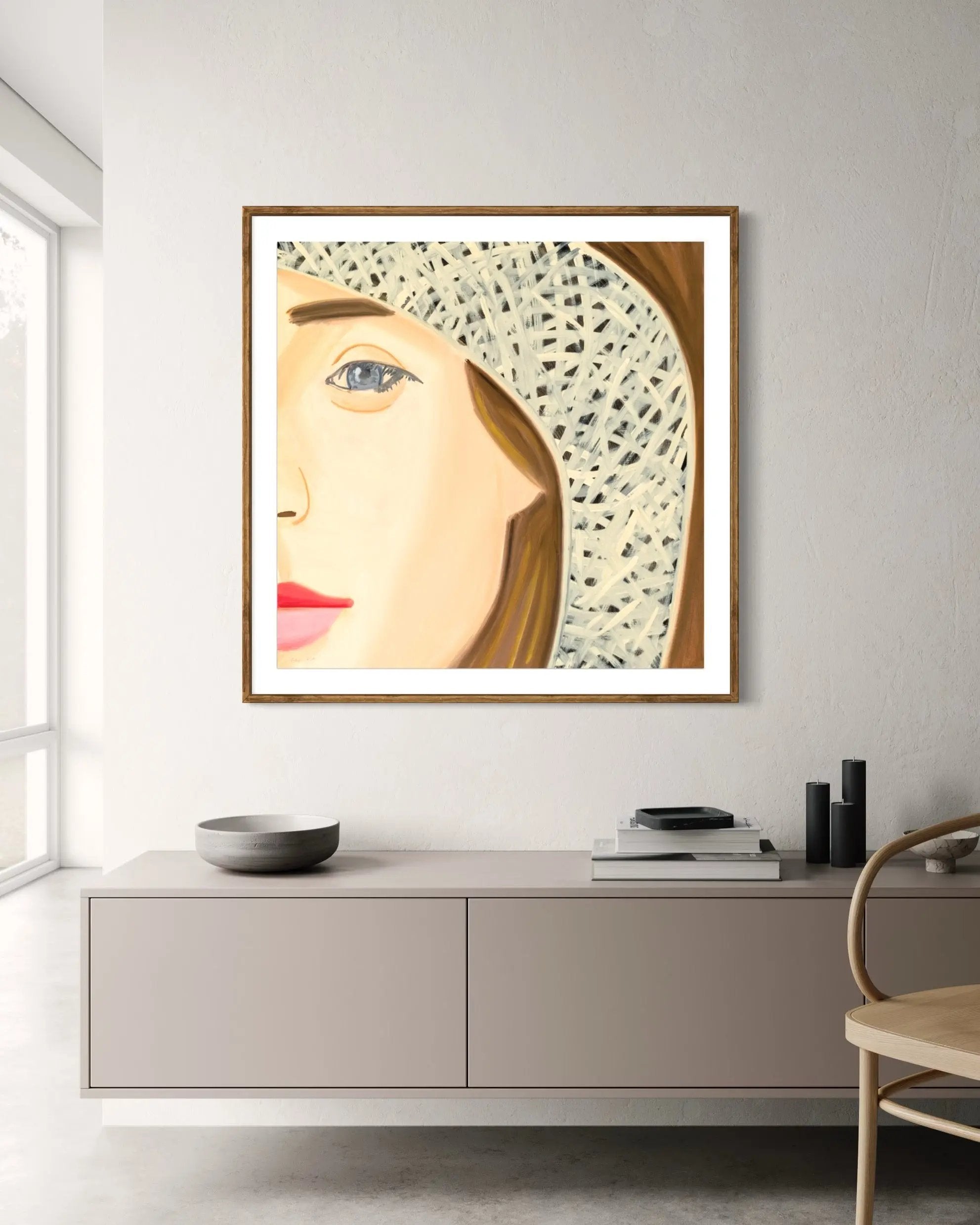 Alex Katz - Straw Hat 1