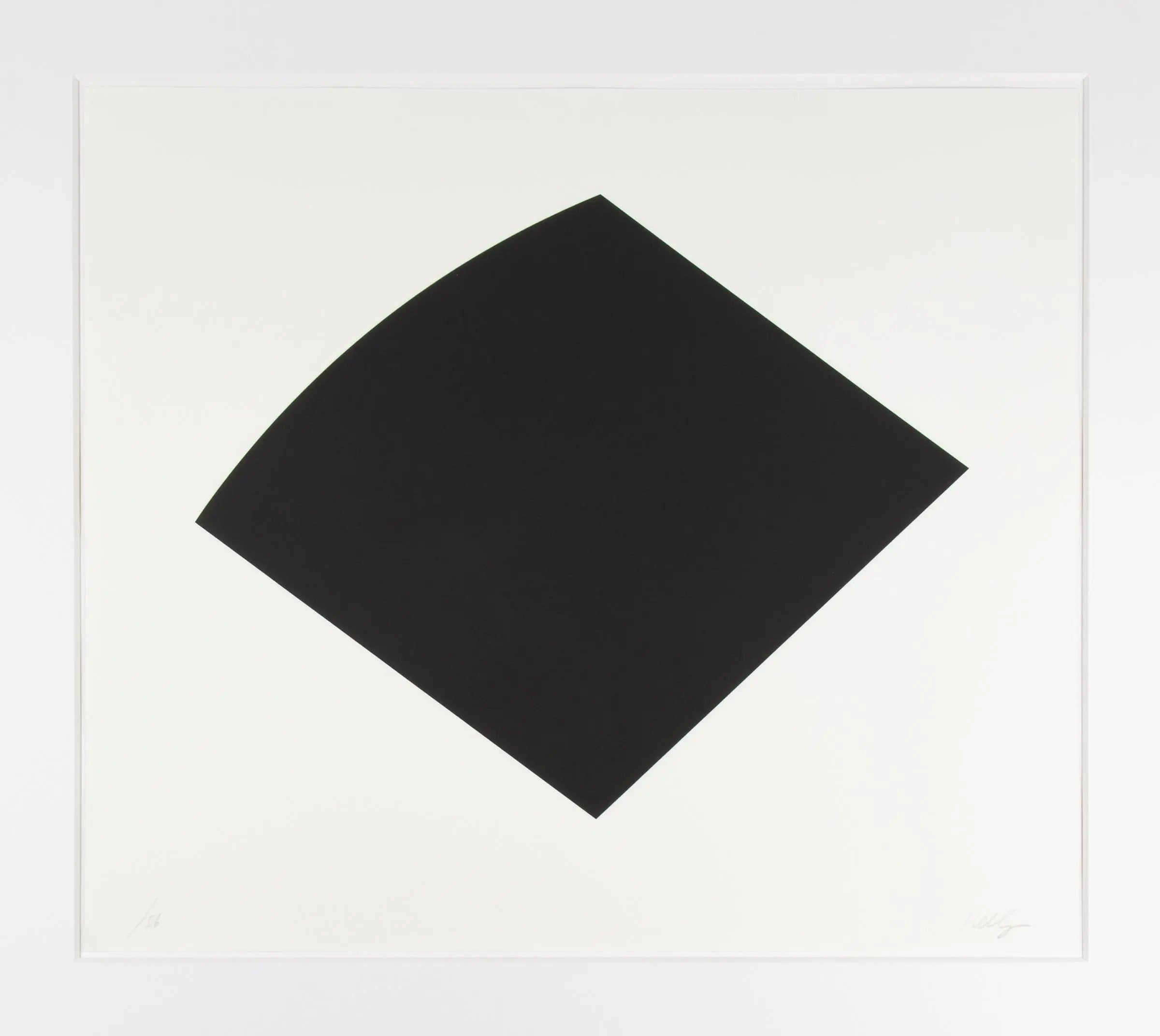 Ellsworth Kelly - Small Black Curve