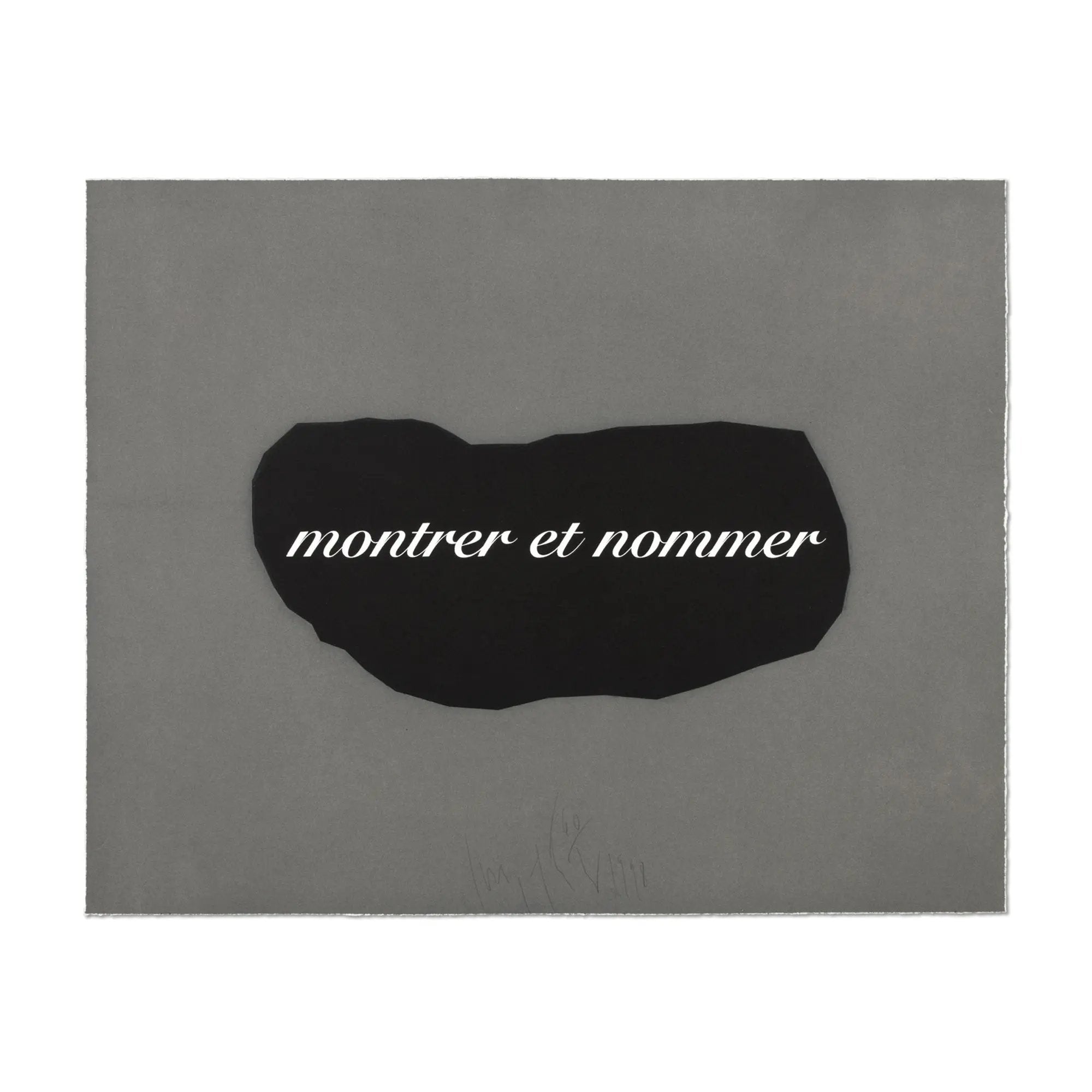 Joseph Kosuth - L'Essence de la rhétorique...