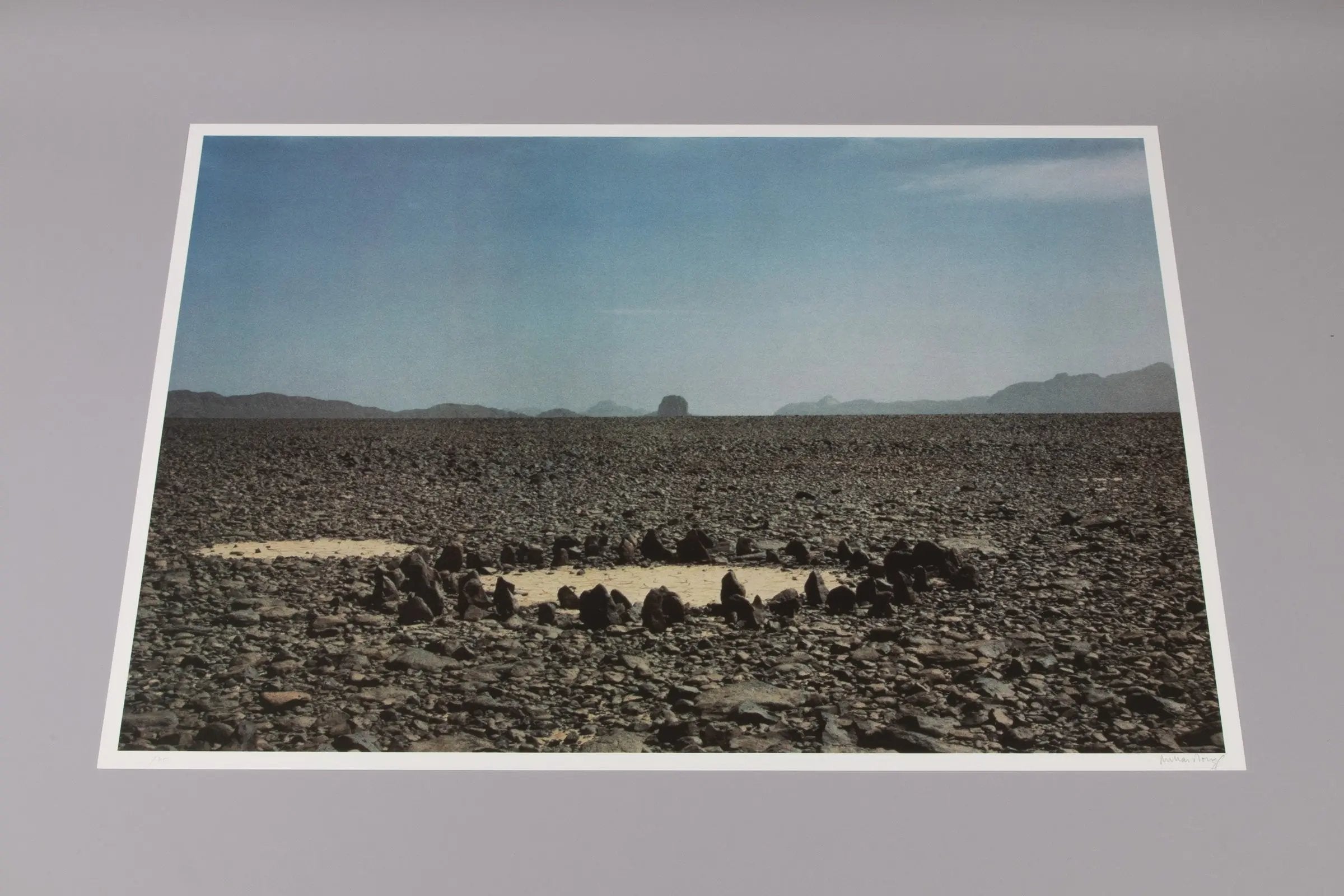 Richard Long - Two Sahara Works