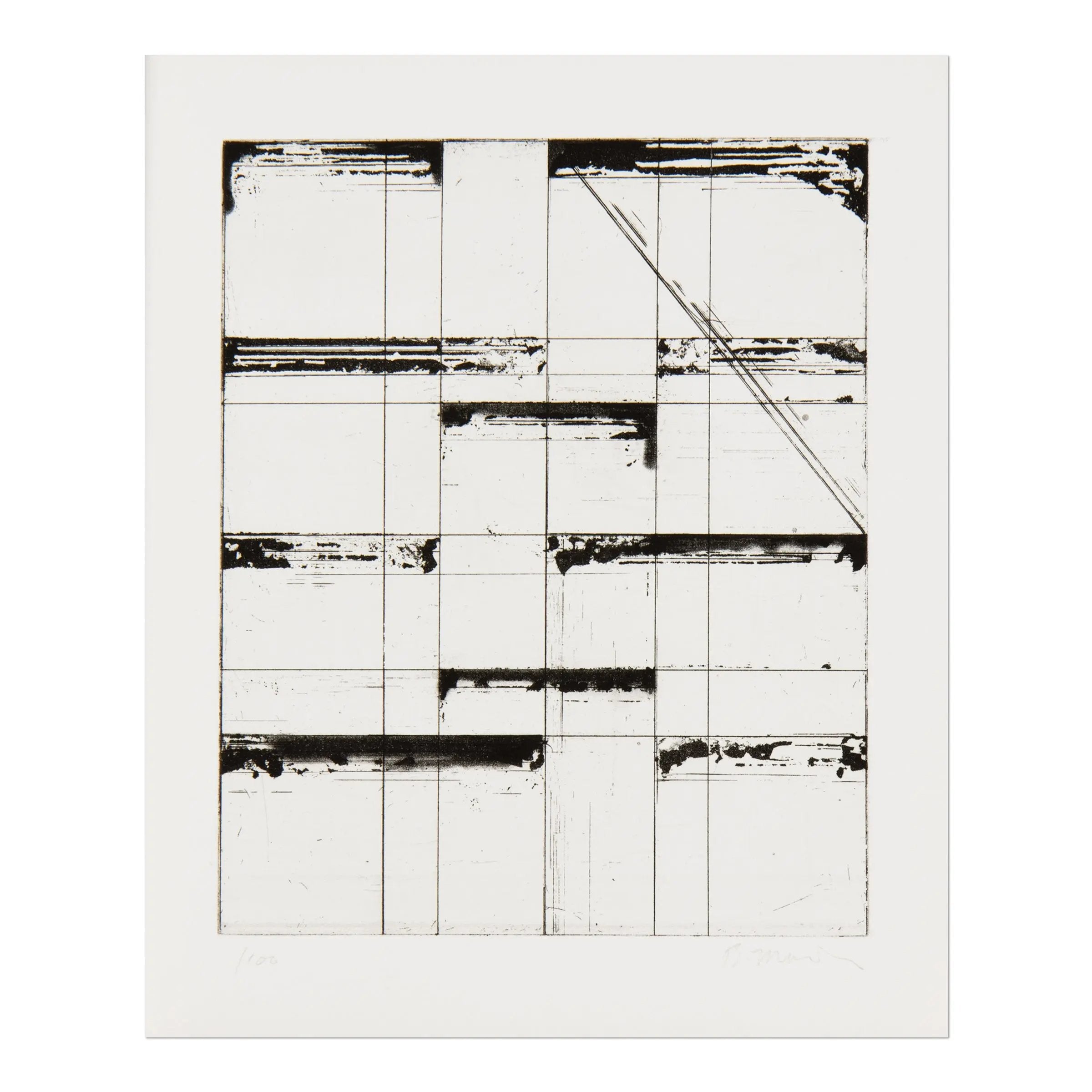 Brice Marden - Etching for Parkett