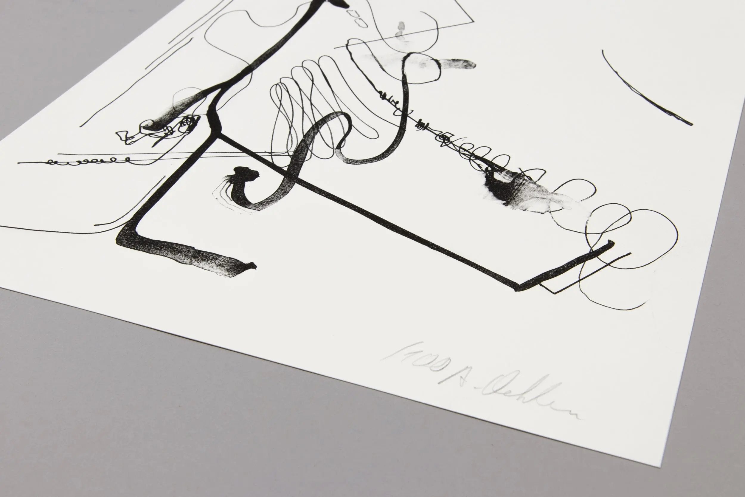 Albert Oehlen - Meditation über Bürokratische Tendenzen