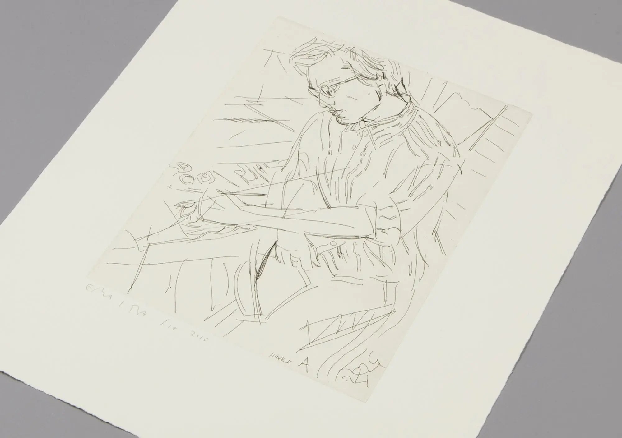 Elizabeth Peyton - Portrait of Alexander Tovborg