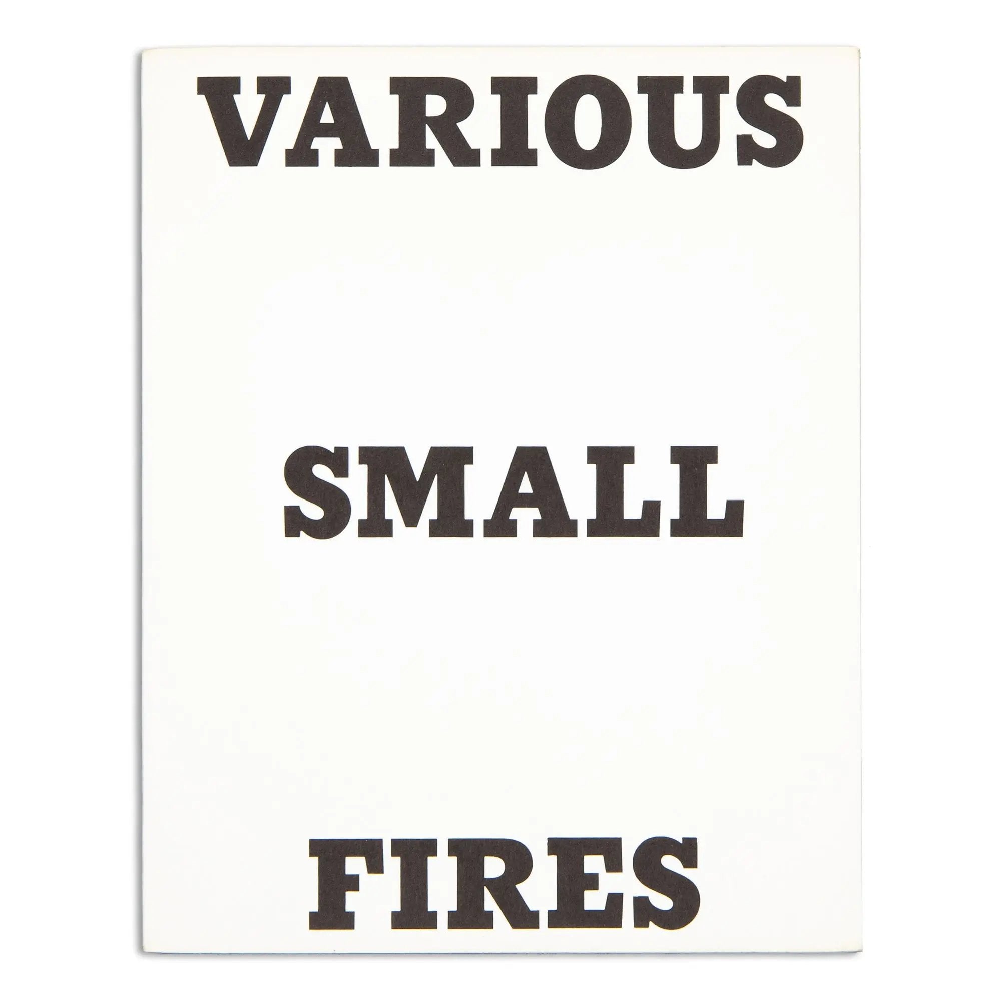 Ed Ruscha - Various Small Fires and Milk