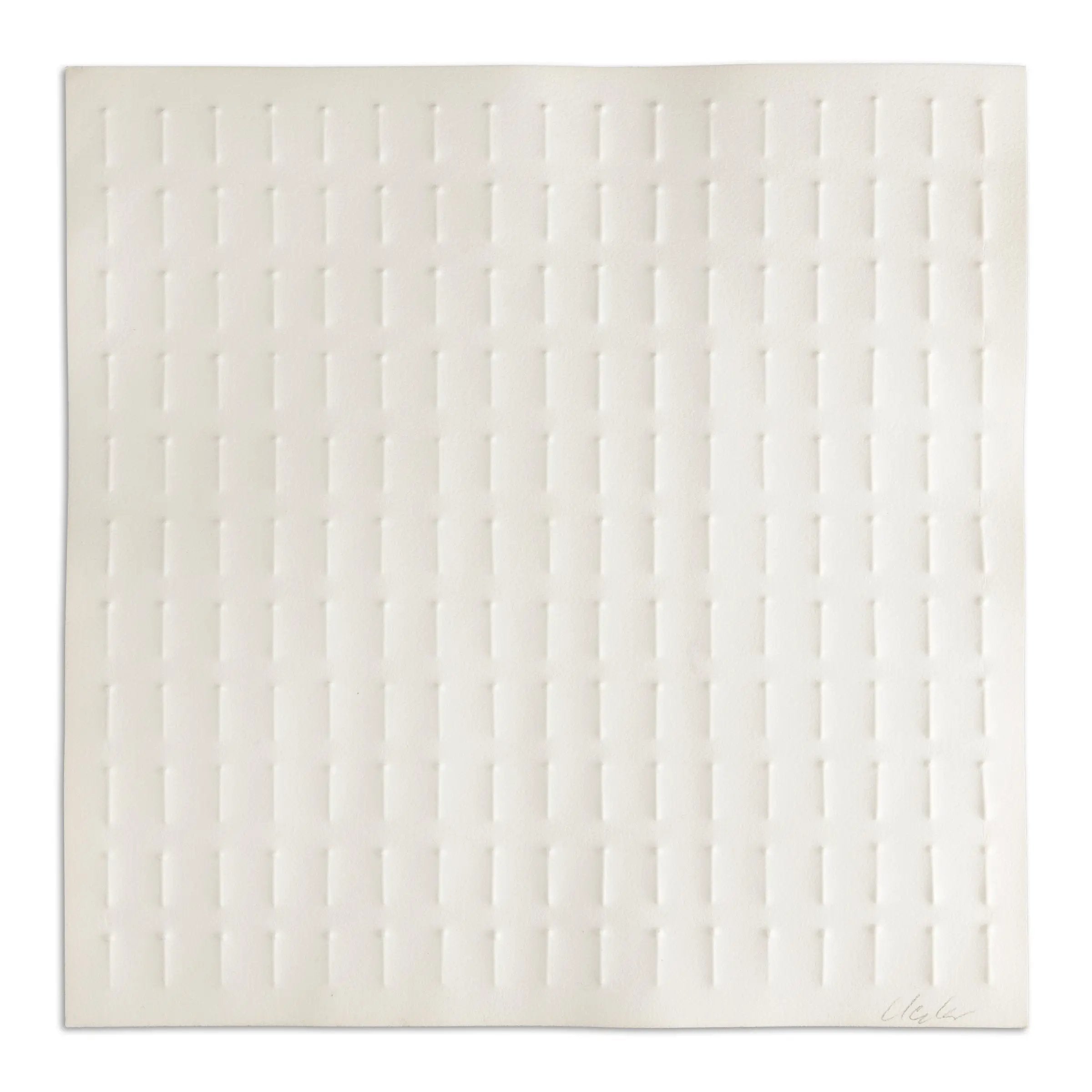 Günther Uecker - Prägedruck (from Nagelbuch)