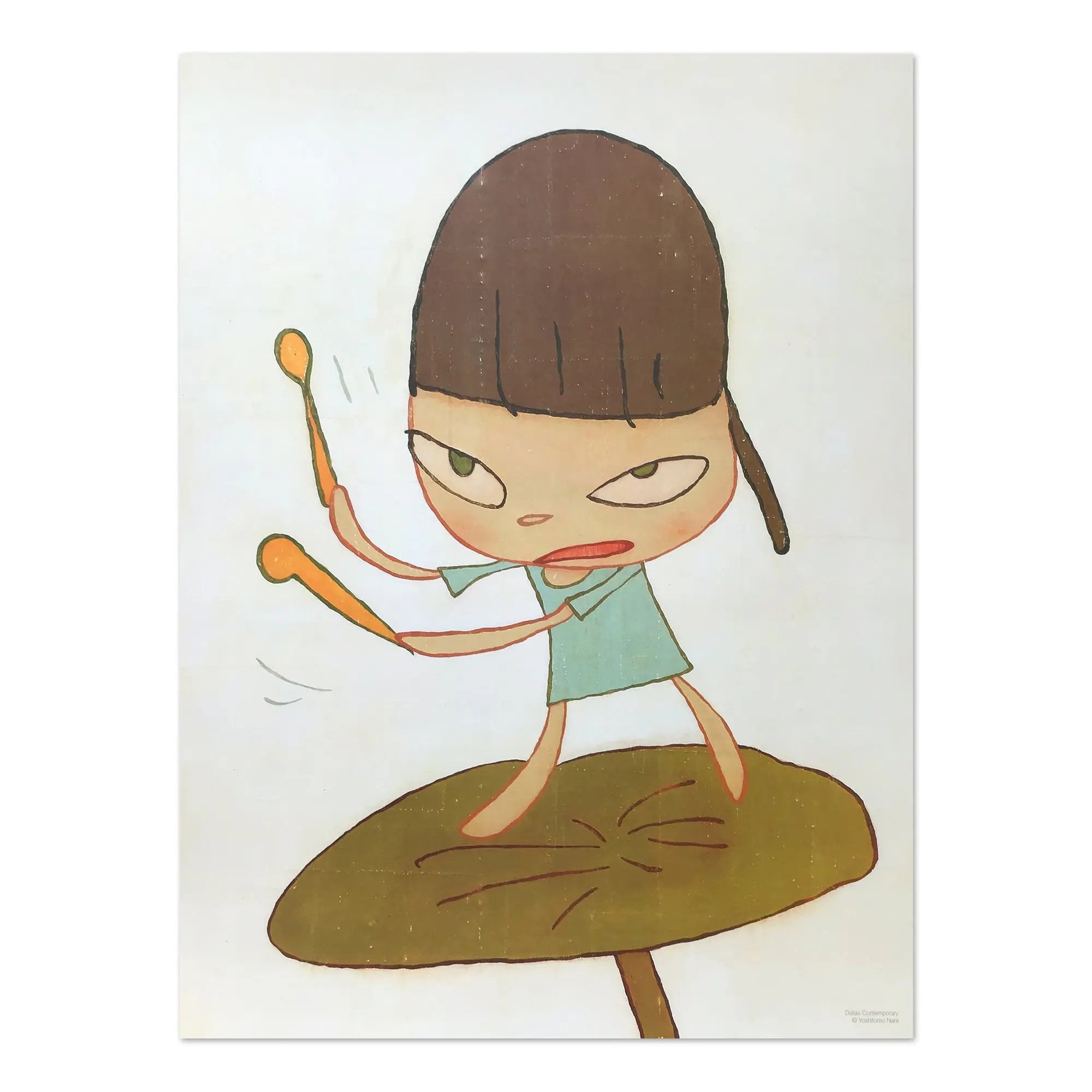 Yoshitomo Nara - Marching on a Butterbur Leaf