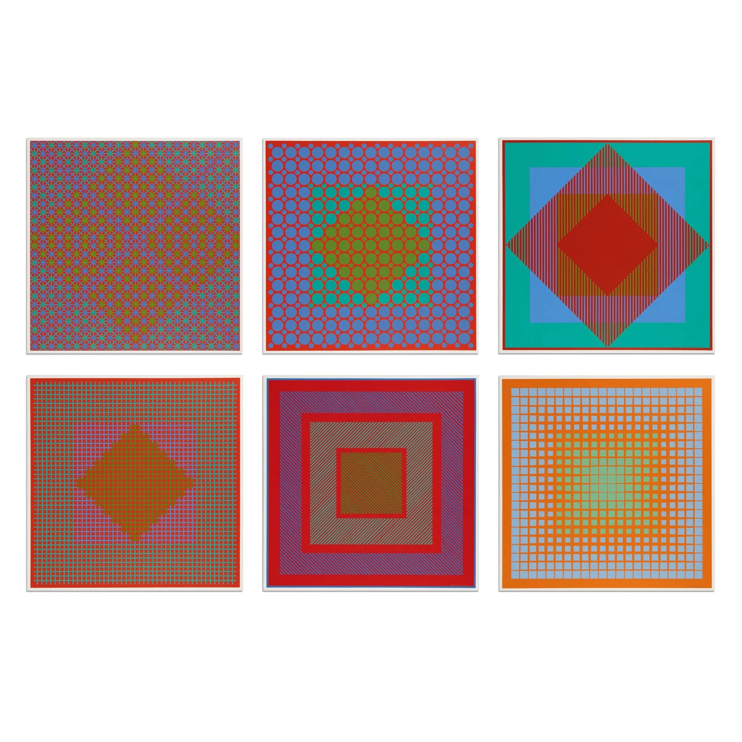 Richard Anuszkiewicz – 6 Seritypien