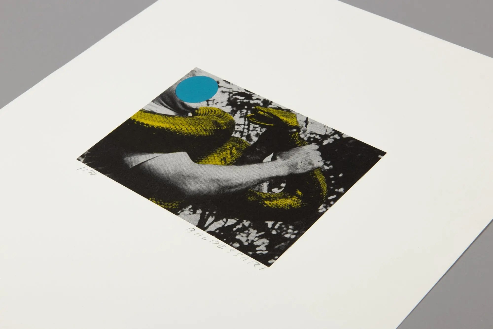 John Baldessari - Man with Snake