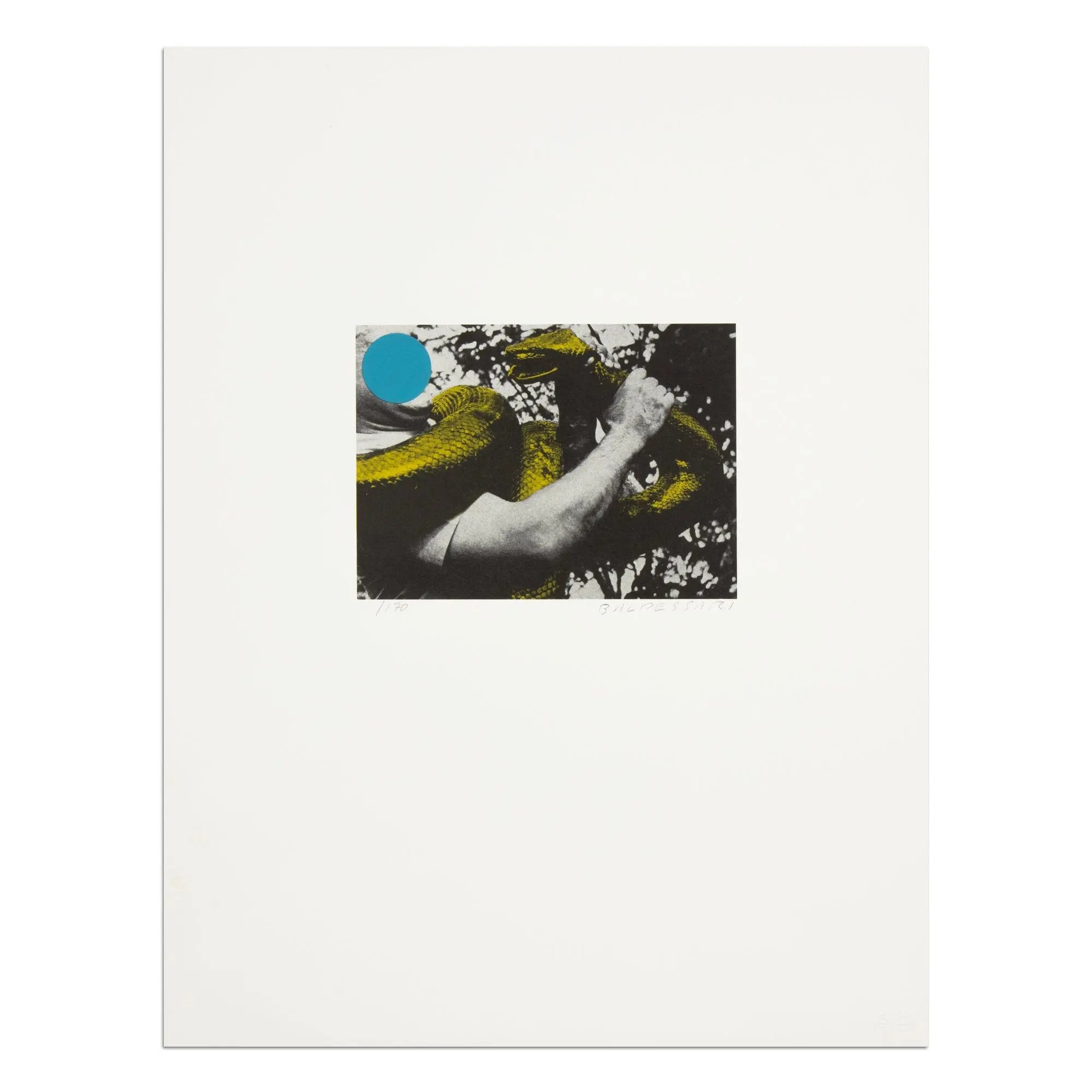 John Baldessari - Man with Snake