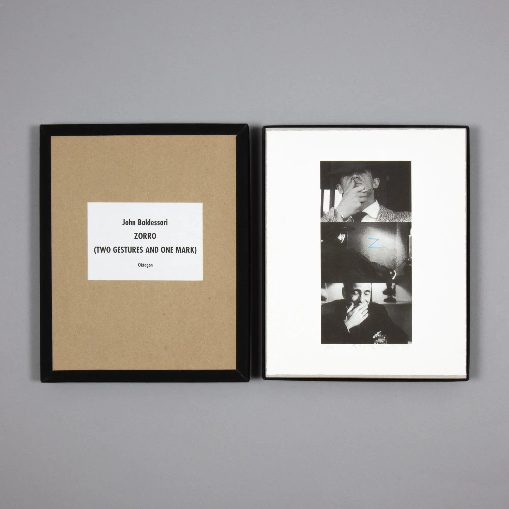 John Baldessari - Zorro (Two Gestures and One Mark)