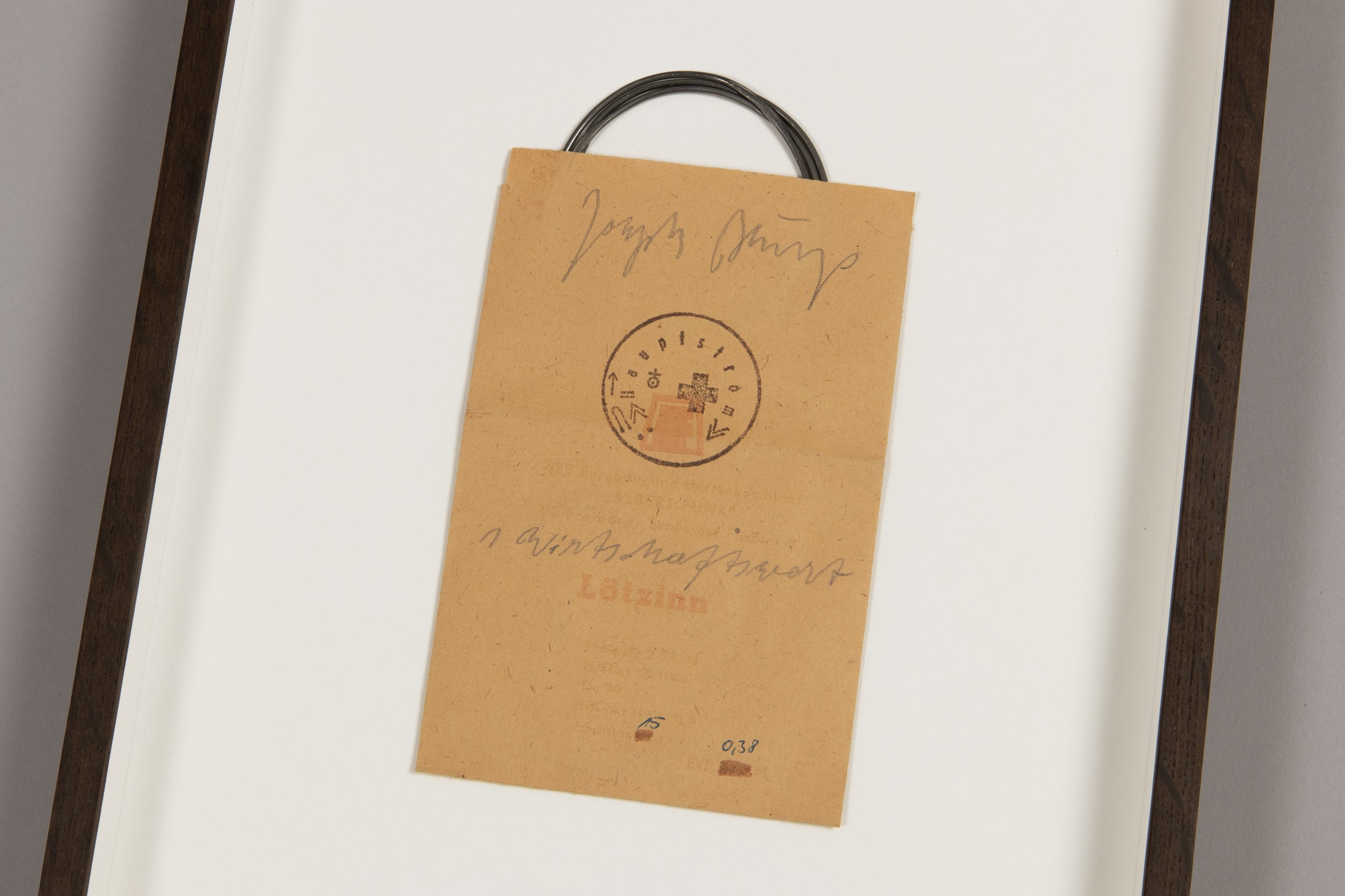 Joseph Beuys, 1 Wirtschaftswert (Lötzinn)