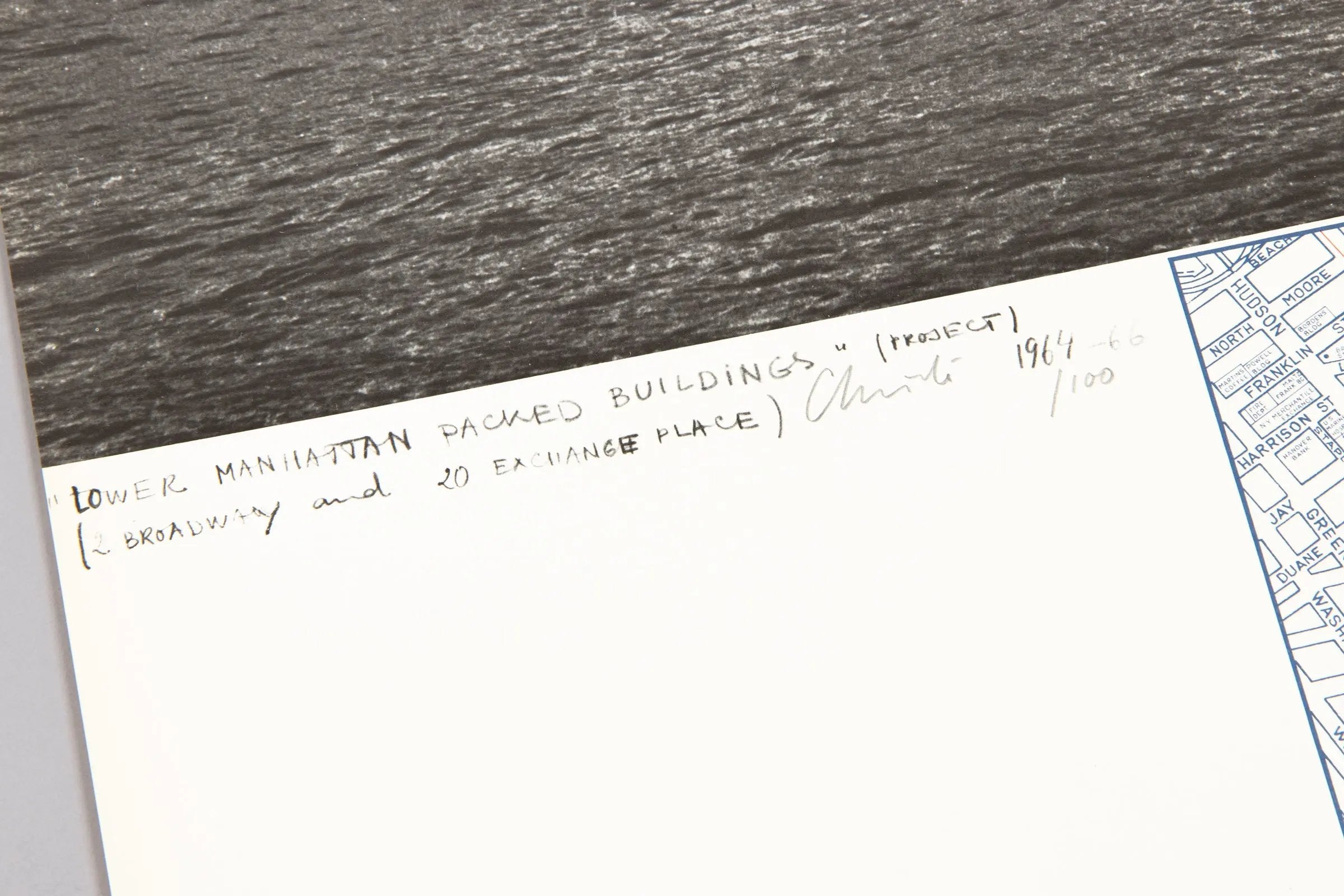 Christo - Lower Manhattan Packed Buildings (Monuments)