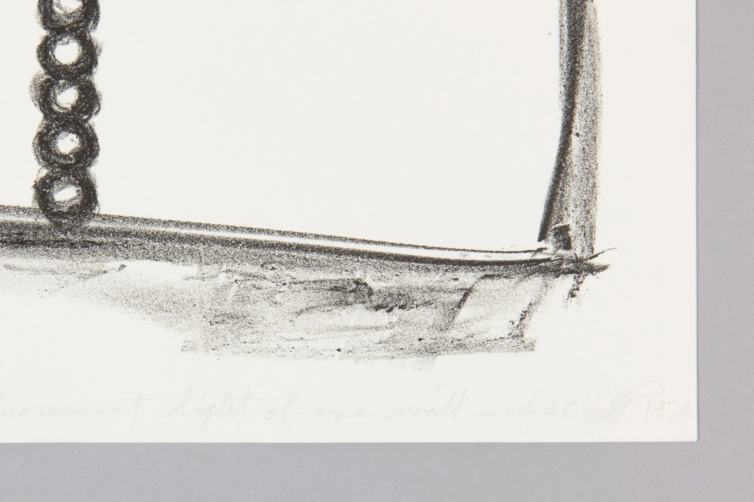 Dan Flavin - For Circular Fluorescent Light Of One Wall