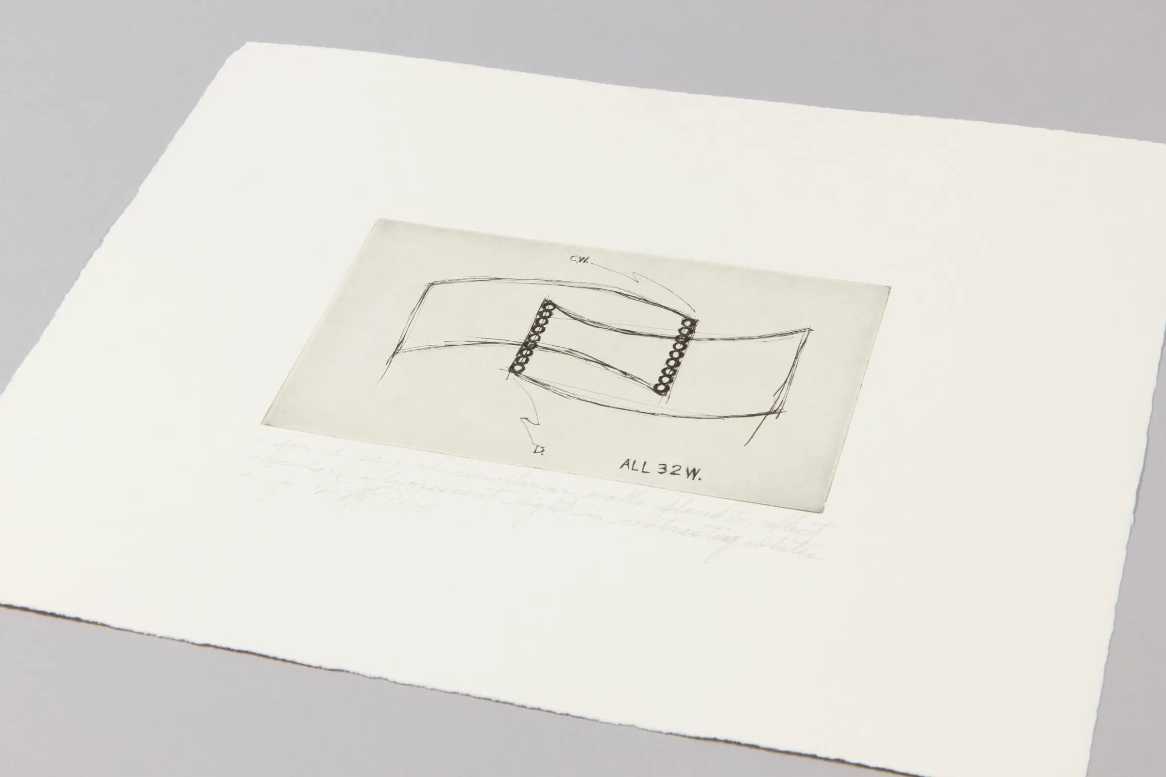 Dan Flavin – For a pair of curvilinear walls