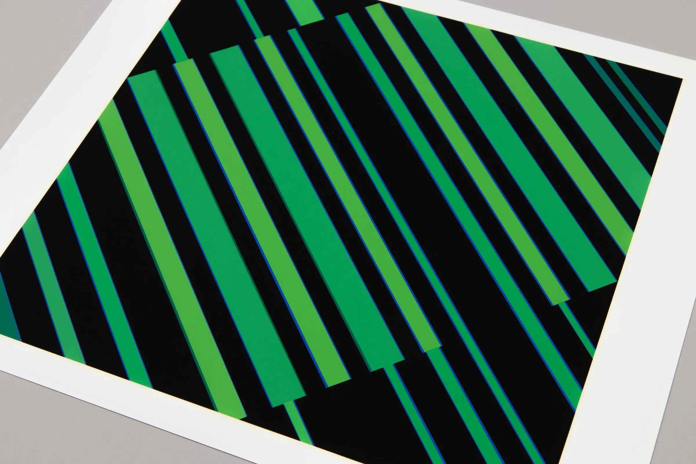 Günter Fruhtrunk - Schwarz-Grünes Kontinuum