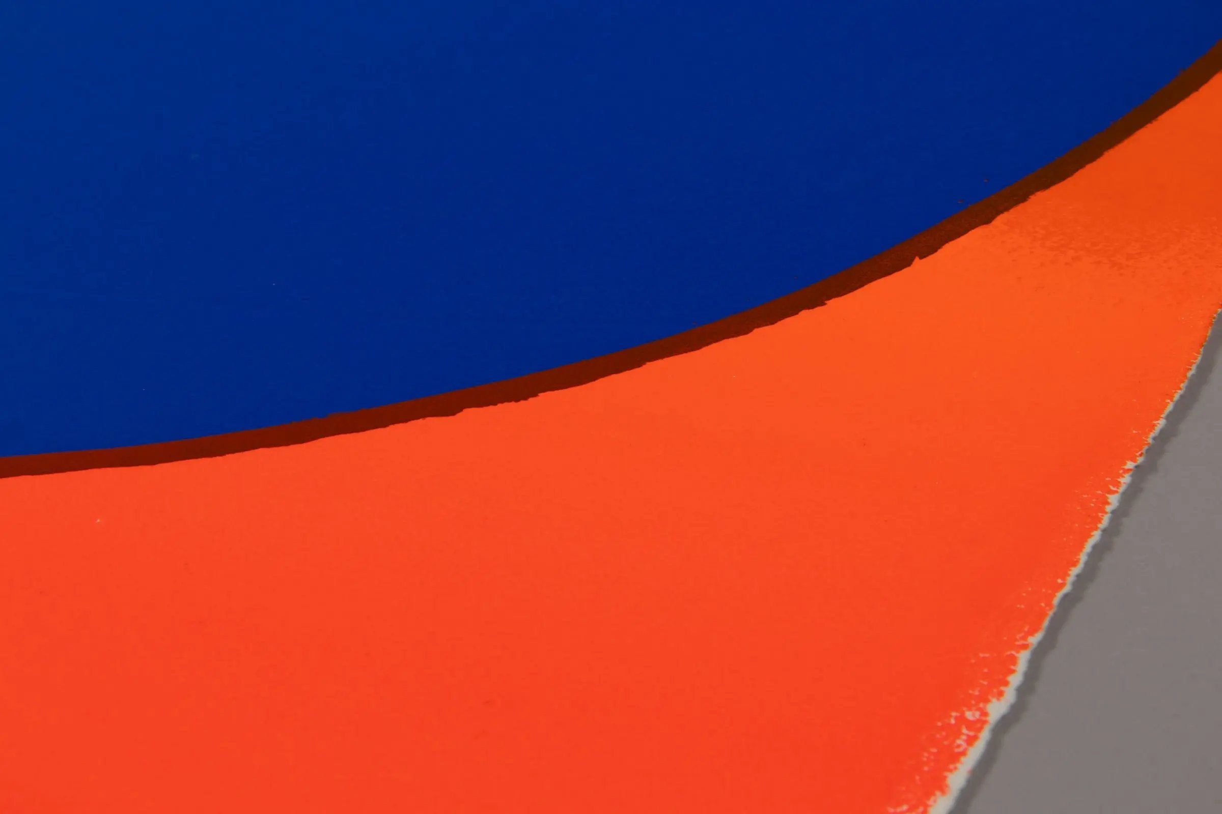 Rupprecht Geiger - Großes blaues Rund (blau - orange)