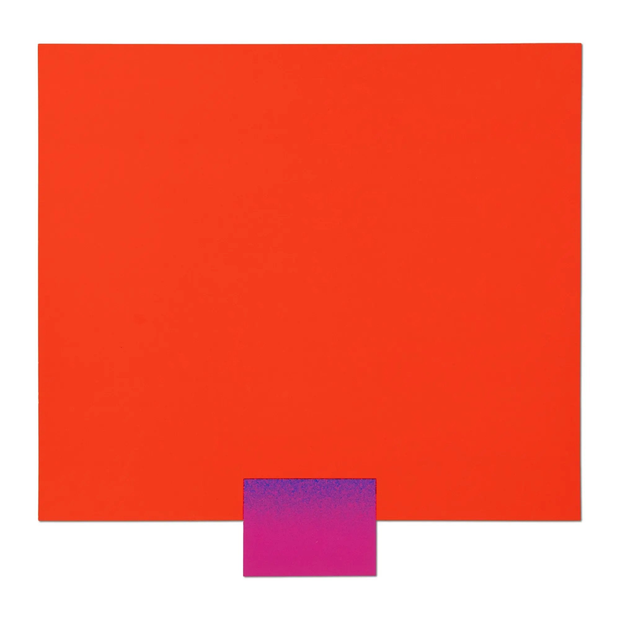 Rupprecht Geiger, Violet on Warm Red