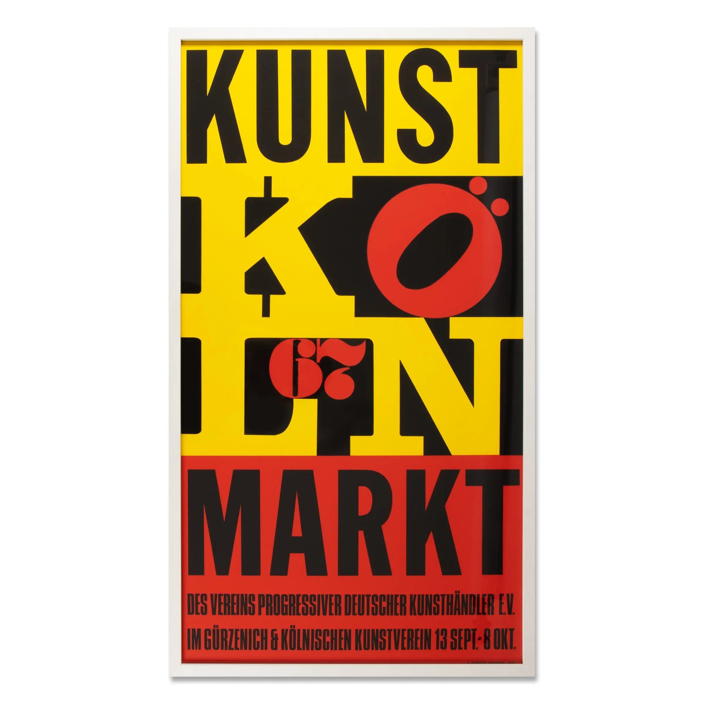 Robert Indiana - Kunstmarkt Köln 67