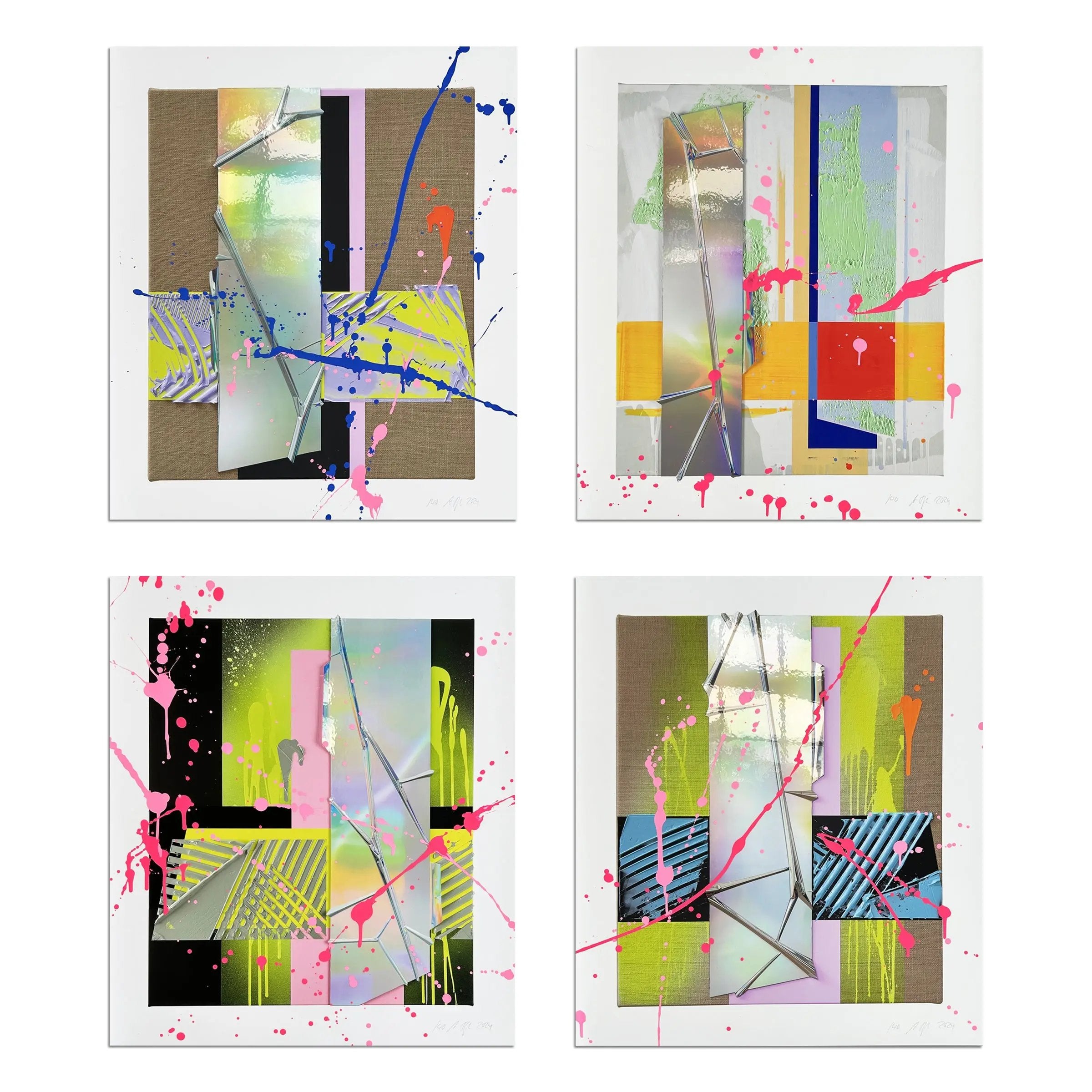 Anselm Reyle – Untitled (Suite of 4 Works)