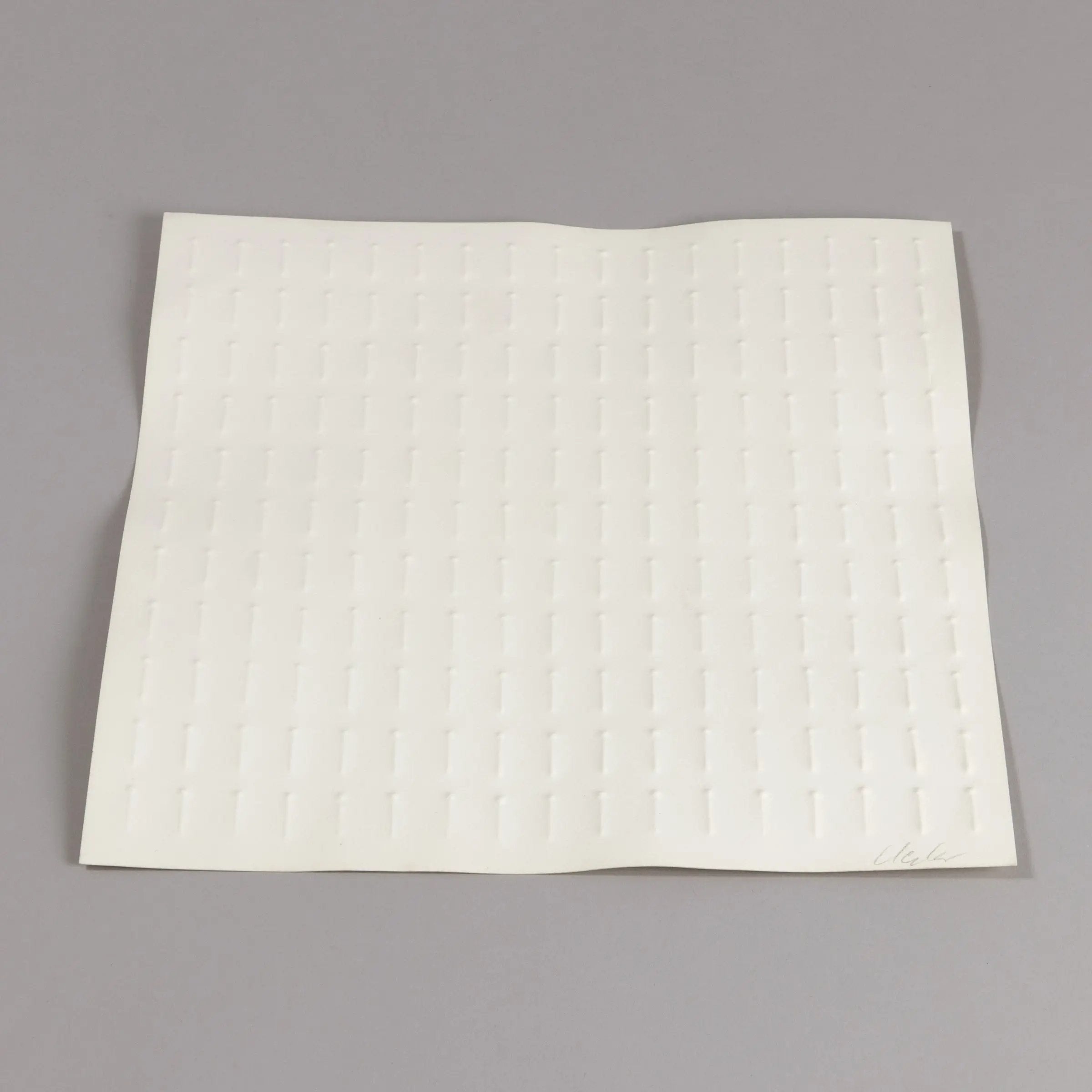 Günther Uecker - Prägedruck (from Nagelbuch)